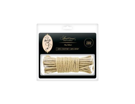 SM BONDAGE HEMP ROPE 10M (Size: M)