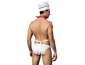 H COOK OUTFIT 4 PCS WHITE TU (Size: TU) - image 2