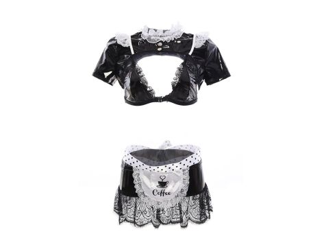 SOUBRETTE OUTFIT 8 P BLACK TU (Size: TU) - 4