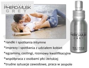 Feromony-PHERO-MUSK GREY 50 ml for men - image 2