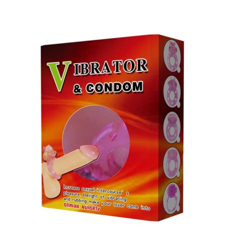 BAILE - Cockring VIBRATOR & CONDOM - 7