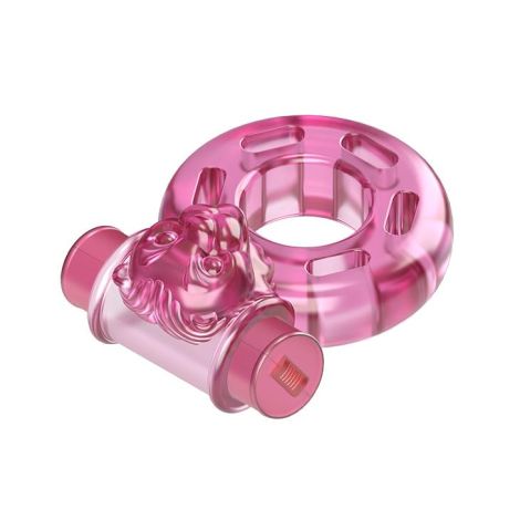 BAILE - Vibrating Cock Ring Bear Pink - 3