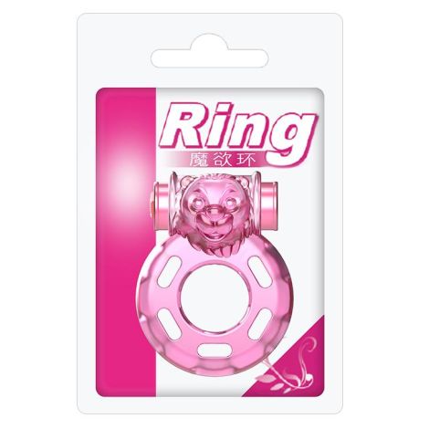 BAILE - Vibrating Cock Ring Bear Pink - 7