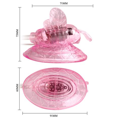 BAILE- BUTTERFLY CLITORAL PUMP, Vibration Sucking - 5