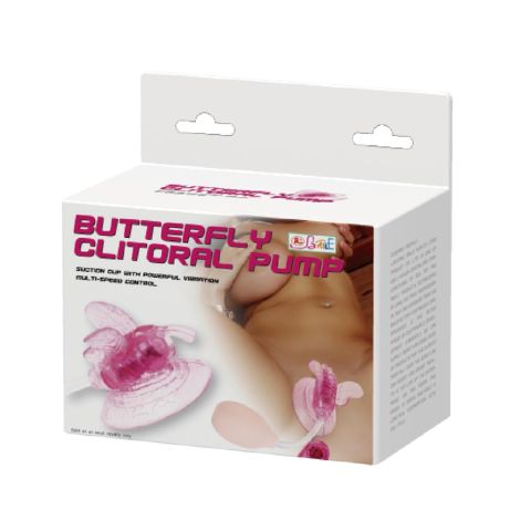 BAILE- BUTTERFLY CLITORAL PUMP, Vibration Sucking - 8