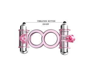 BAILE - BUNNY SNUGGLES COCK CLIT RING, 10 vibration functions - image 2