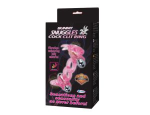 BAILE - BUNNY SNUGGLES COCK CLIT RING, 10 vibration functions - image 2