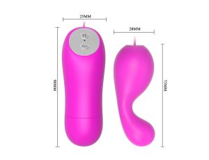 BAILE- Mini love eggs, 12 vibration functions - image 2