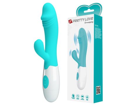 PRETTY LOVE - Snappy light blue, 30 vibration functions