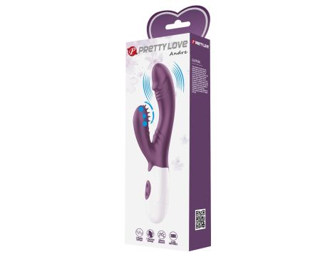 PRETTY LOVE - Andre purple, 3 waving modes 7 vibration functions - 2