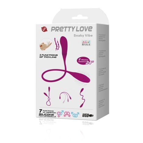 PRETTY LOVE -Snaky Vibe, 7 vibration functions 3 tickling functions Bendable - 10