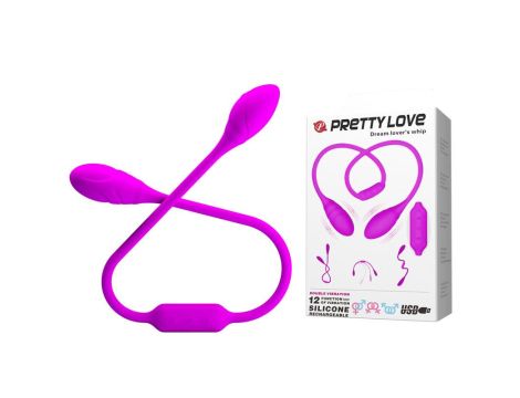 PRETTY LOVE -Dream lover's whip, 12 vibration functions Bendable