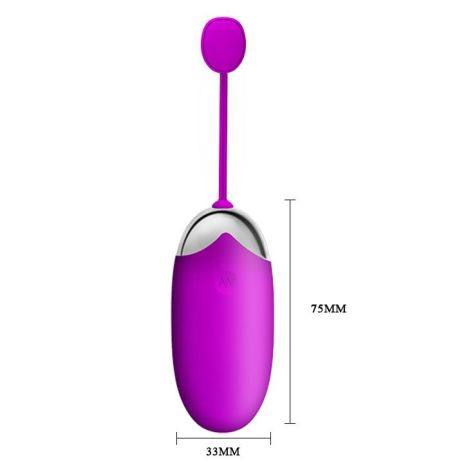 PRETTY LOVE - ABNER EGG 12 function vibrations USB, APP - 4