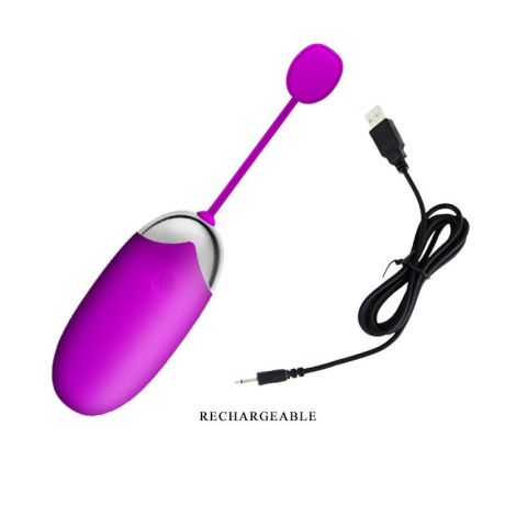 PRETTY LOVE - ABNER EGG 12 function vibrations USB, APP - 5