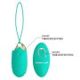 PRETTY LOVE - JESSICA Dream chaser 3, Green, Wireless remote control 12 vibration functions - 4