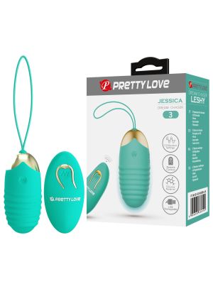 PRETTY LOVE - JESSICA Dream chaser 3, Green, Wireless remote control 12 vibration functions