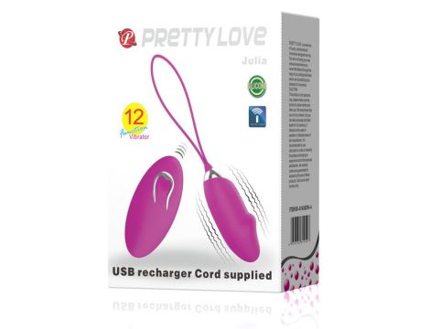 PRETTY LOVE -JULIA, 12 vibration functions Wireless remote control - 3