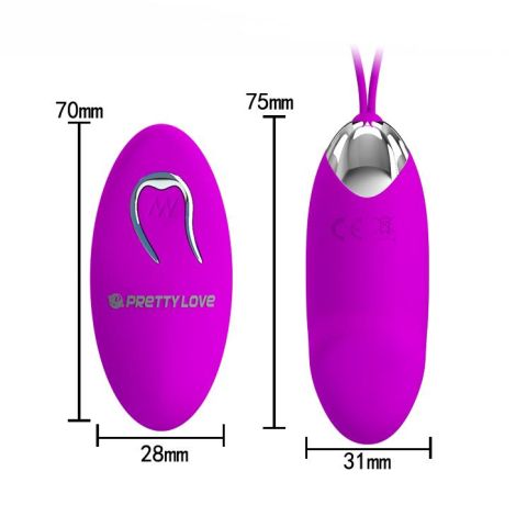 PRETTY LOVE -JULIA, 12 vibration functions Wireless remote control - 6