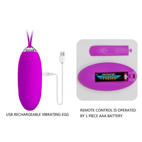 PRETTY LOVE -JULIA, 12 vibration functions Wireless remote control - 7