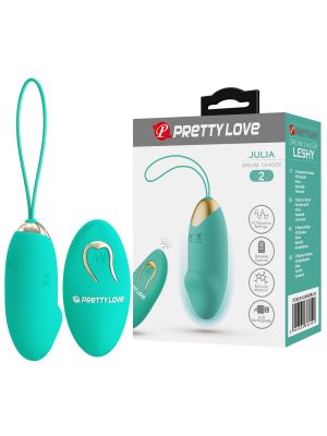 PRETTY LOVE - JULIA Dream chaser 2, Green, Wireless remote control 12 vibration functions