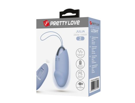 PRETTY LOVE - JULIA Dream chaser 2, Blue, Wireless remote control 12 vibration functions - 7