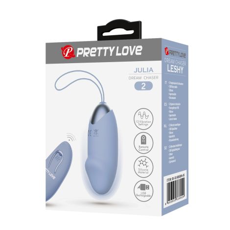 PRETTY LOVE - JULIA Dream chaser 2, Blue, Wireless remote control 12 vibration functions - 7