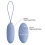 PRETTY LOVE - JULIA Dream chaser 2, Blue, Wireless remote control 12 vibration functions - 6