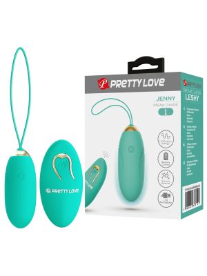 PRETTY LOVE - JENNY Dream chaser 1, Green, Wireless remote control 12 vibration functions