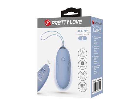 PRETTY LOVE - JENNY Dream chaser 1, Blue, Wireless remote control 12 vibration functions - 2