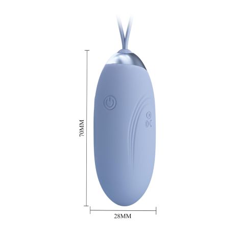 PRETTY LOVE - JENNY Dream chaser 1, Blue, Wireless remote control 12 vibration functions - 4