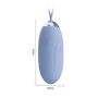 PRETTY LOVE - JENNY Dream chaser 1, Blue, Wireless remote control 12 vibration functions - 5