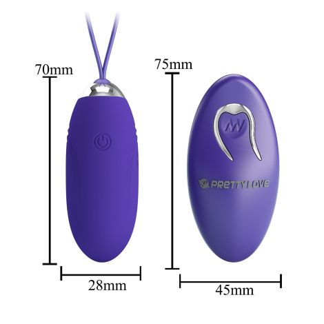 PRETTY LOVE - Jenny - Youth,  Wireless remote control 12 vibration functions - 6