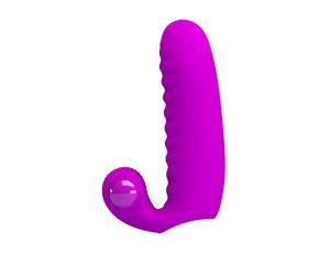 PRETTY LOVE - Abbott Double finger silicone Vibrator - image 2