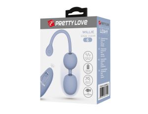 PRETTY LOVE - WILLIE Dream chaser 6, Blue, Wireless remote control 12 vibration functions Memory function - image 2