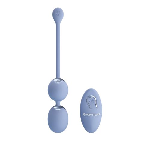 PRETTY LOVE - WILLIE Dream chaser 6, Blue, Wireless remote control 12 vibration functions Memory function - 2