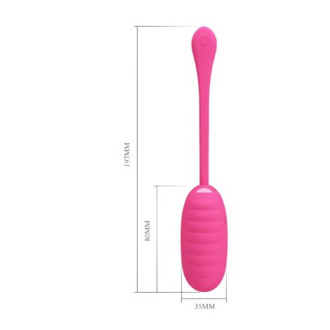 PRETTY LOVE - KIRK EGG Pink 12 function vibrations - 4