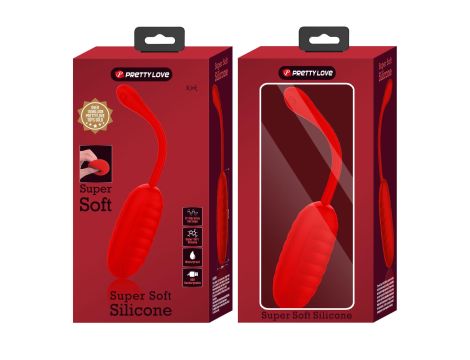 PRETTY LOVE - KIRK EGG Red 12 function vibrations - 2