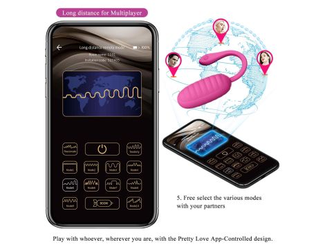 PRETTY LOVE - Catalina, 12 vibration functions Mobile APP Long-distance Control - 9