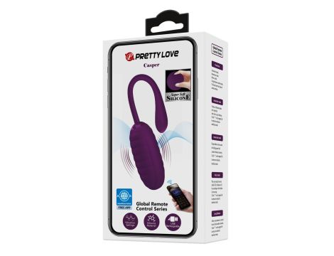 PRETTY LOVE - CASPER Purple 12 vibration functions Mobile APP remote control - 4