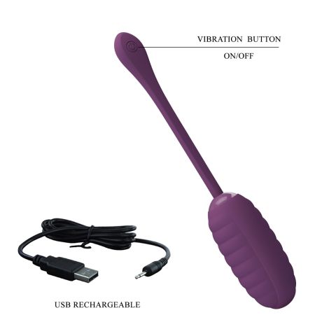 PRETTY LOVE - CASPER Purple 12 vibration functions Mobile APP remote control - 6