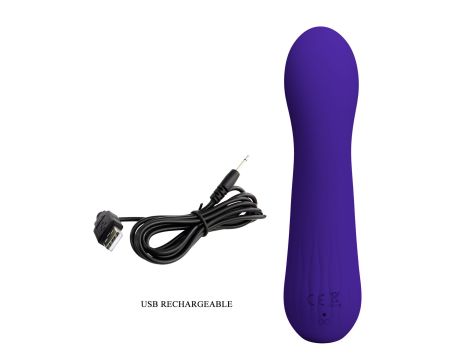 PRETTY LOVE - Faun dark Purple,G-spot vibrator, 12 vibration functions Memory function - 12