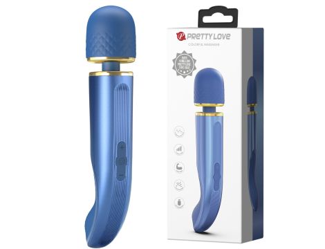 PRETTY LOVE - Colorful Massager Blue, 7 vibration functions 5 levels of speed control