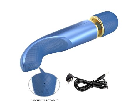 PRETTY LOVE - Colorful Massager Blue, 7 vibration functions 5 levels of speed control - 5