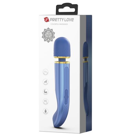 PRETTY LOVE - Colorful Massager Blue, 7 vibration functions 5 levels of speed control - 2