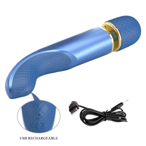 PRETTY LOVE - Colorful Massager Blue, 7 vibration functions 5 levels of speed control - 12