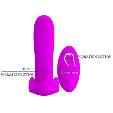 PRETTY LOVE -REMOTE CONTROL MASSAGER, 12 vibration functions Wireless remote control - 8