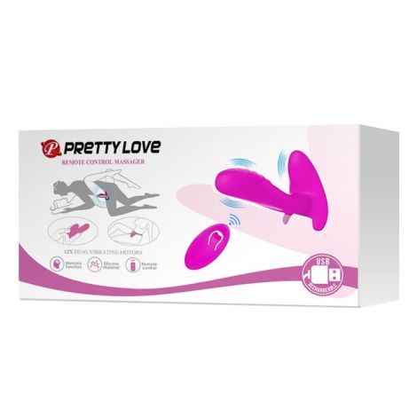 PRETTY LOVE -REMOTE CONTROL MASSAGER, 12 vibration functions Wireless remote control - 10