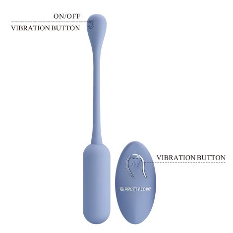 PRETTY LOVE - LECHIES  Dream chaser 5, Blue, Wireless remote control 12 vibration functions Memory function - 7