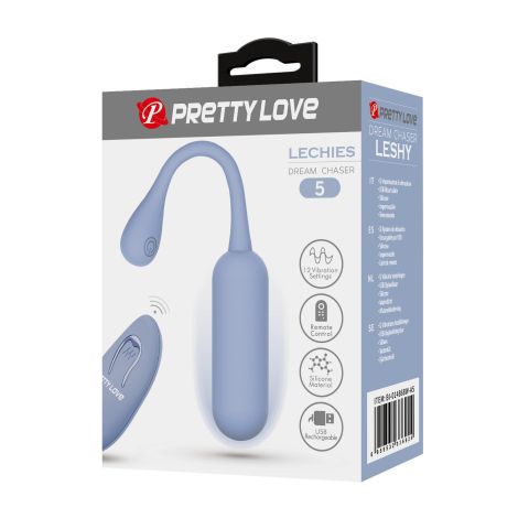 PRETTY LOVE - LECHIES  Dream chaser 5, Blue, Wireless remote control 12 vibration functions Memory function - 9