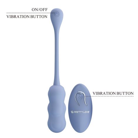 PRETTY LOVE - LESHY Dream Chaser 4, Blue, 12 vibration functions Wireless remote control - 8